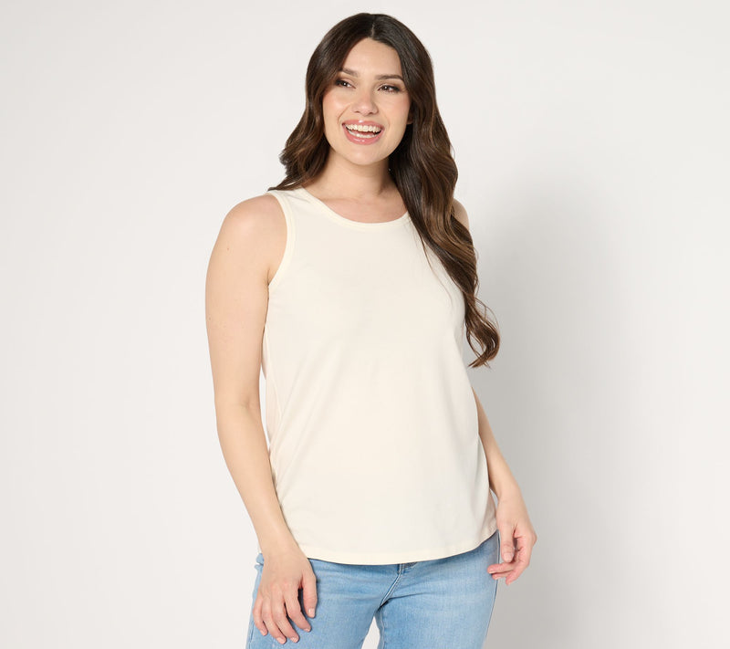 Peace Love World Round Neck Tank Top — View 18
