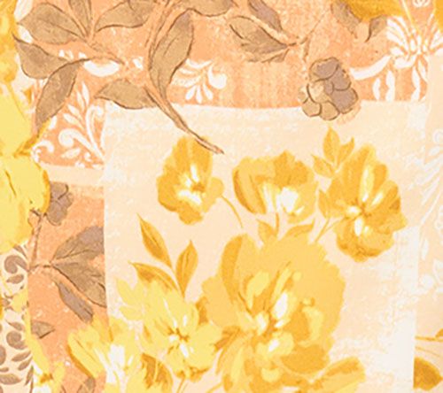 Isaac Mizrahi Live! Floral Printed Stretch Woven Crepe Top — View 9