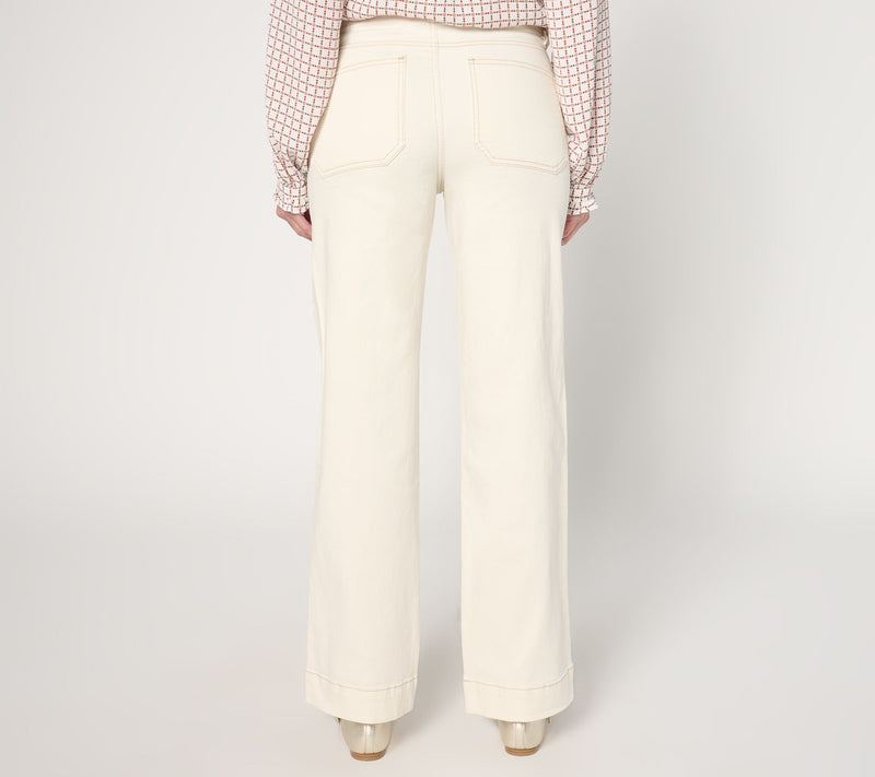Belle by Kim Gravel Regular TripleLuxe Twill Mini Pckt Trouser Jean — View 4