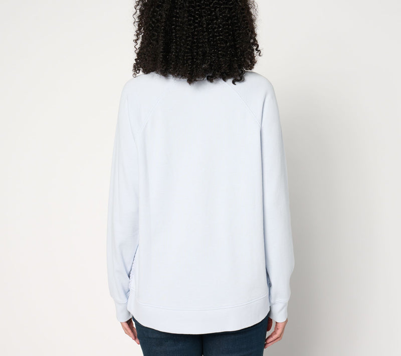 Ali + Mally x Peace Love World Embellished Sweatshirt — View 4
