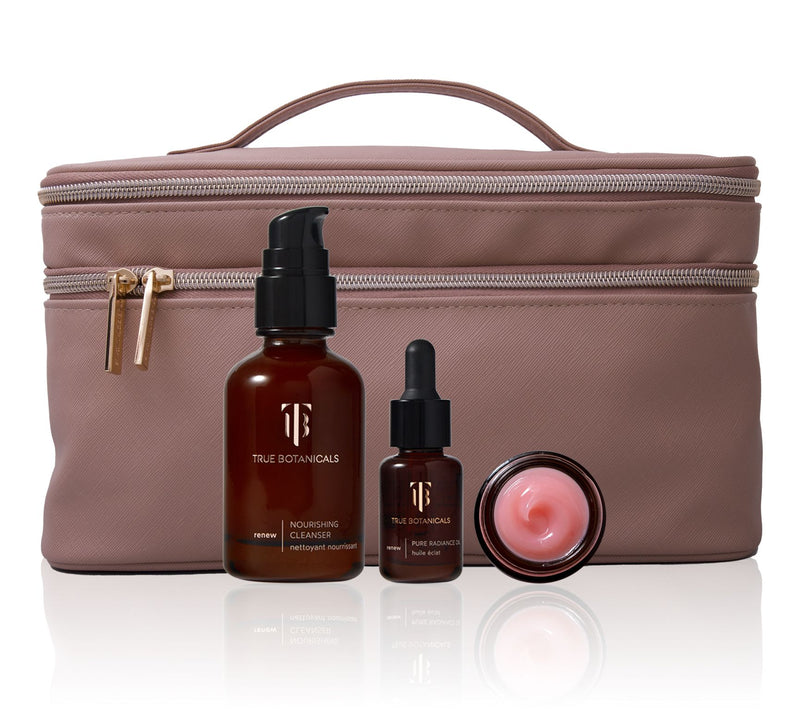 True Botanicals Glow on the Go Kit with Train Case Gift Set — Main view