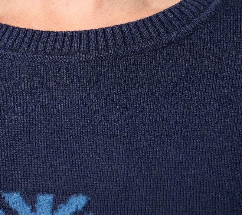 Joan Rivers Snowflake Intarsia Crewneck Sweater — View 14