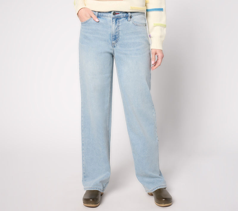 Peace Love World Regular Mid-Rise Boyfriend Jean - Denim — Main view