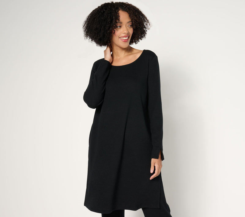 Women with Control Regular Casa Cozy Crew Neck Tunic — View 7