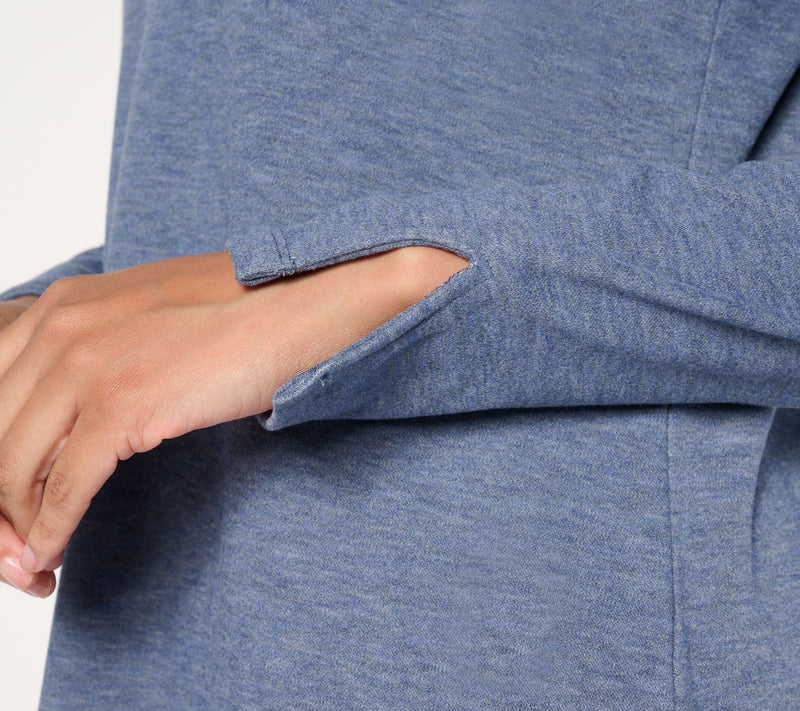 Women with Control Regular Casa Cozy Crew Neck Tunic — View 12