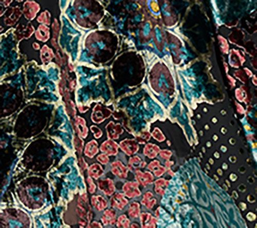 Destination 365 Regular Burnout Velvet Long Sleeve Maxi Dress — View 5