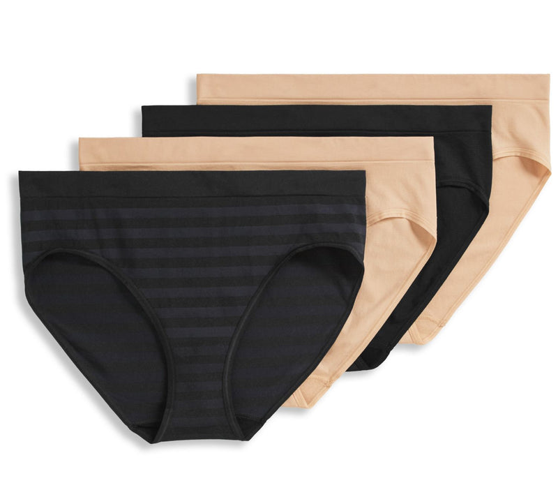 Jockey Seamfree Hi-Cut Panty Set of 4 — View 3