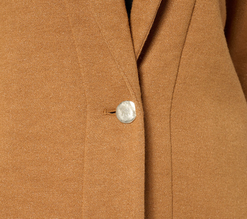 Dennis Basso Regular Metallic Knit Sweater with Shawl Collar — View 11