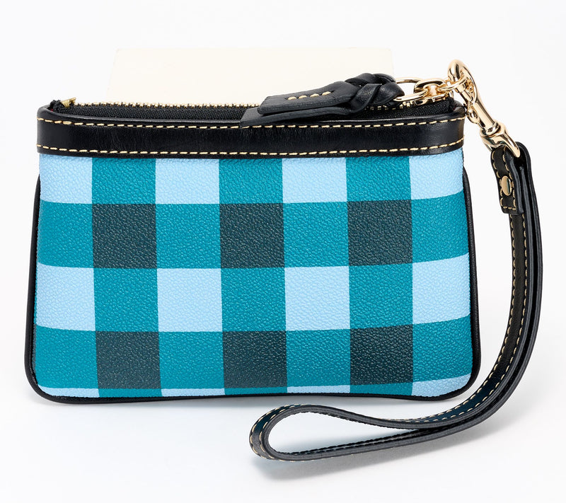 Dooney & Bourke Novelty Coated Cotton Coin Pouch Wristlet — View 2
