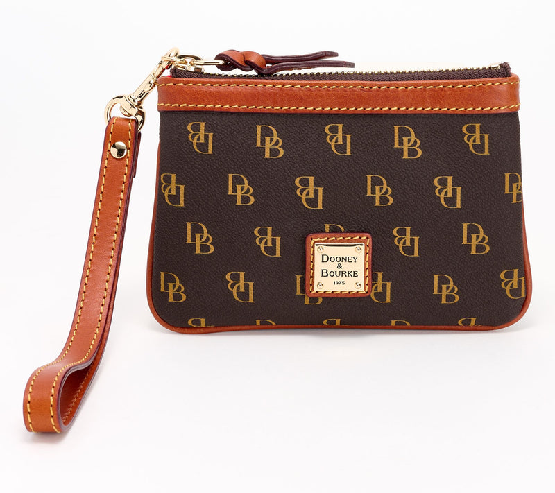 Dooney & Bourke Novelty Coated Cotton Coin Pouch Wristlet — View 10