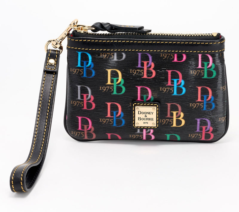 Dooney & Bourke Novelty Coated Cotton Coin Pouch Wristlet — View 12