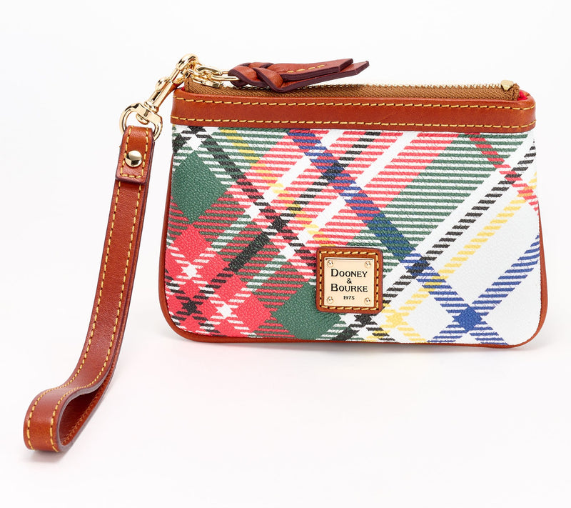 Dooney & Bourke Novelty Coated Cotton Coin Pouch Wristlet — View 15