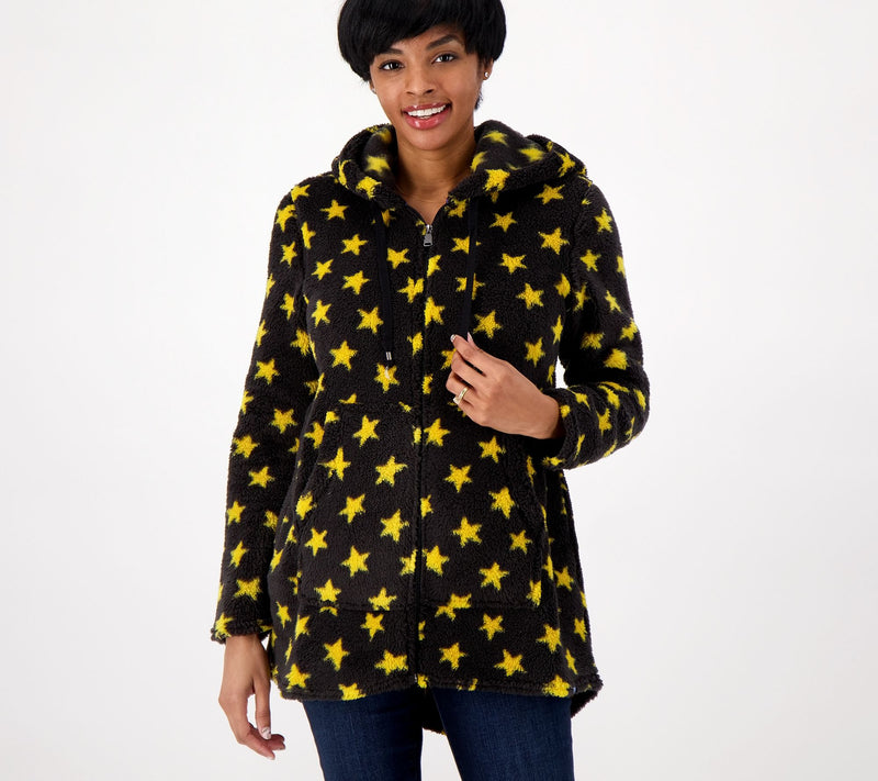 Lug Lounge Snuggle Zipper Cardigan with Eyeglass Holder - Echo — View 10