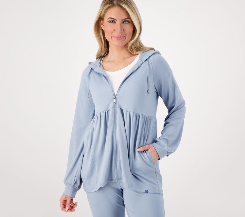 Lug Lounge Brushed Jersey Zip Up - Shimmy — View 5