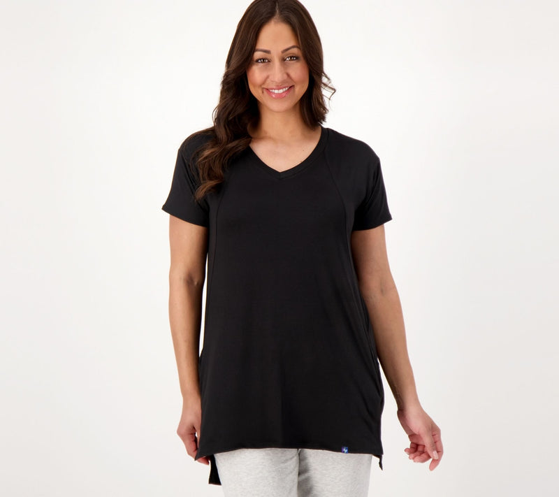 Lug Lounge Hi-Low Tunic Top - Hopper — View 21