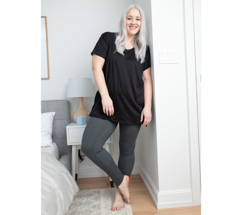 Lug Lounge Hi-Low Tunic Top - Hopper — View 26