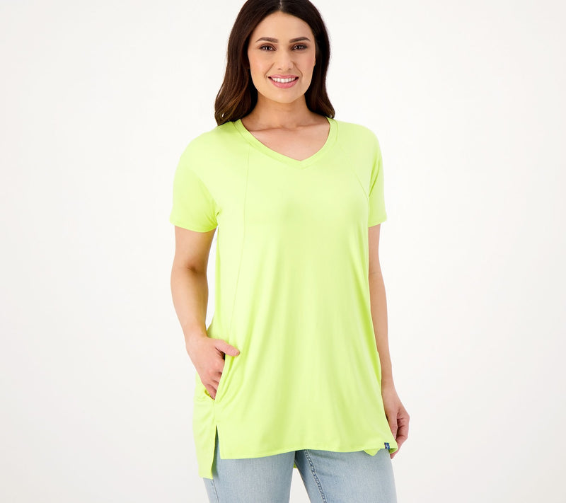 Lug Lounge Hi-Low Tunic Top - Hopper — View 15