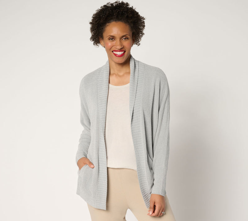 Barefoot Dreams CozyChic Ultra Lite Shawl Collar Cardigan — View 3