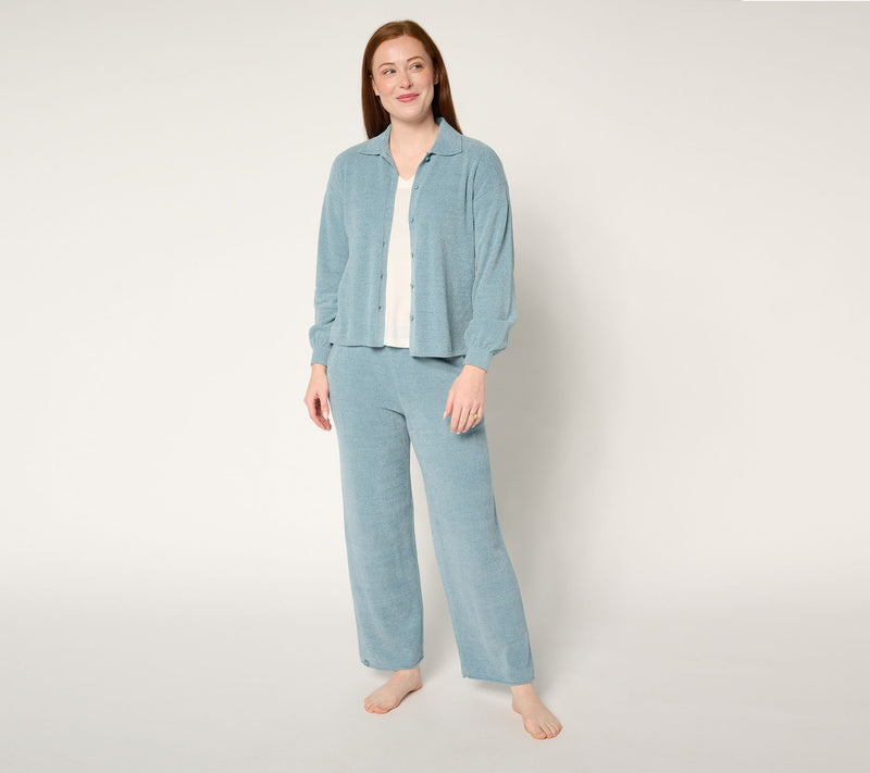Barefoot Dreams CozyChic Ultra Lite Button Down Shirt — View 17