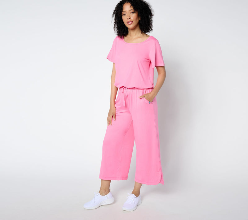 Lug Lounge Brushed Jersey Drawstring Jumpsuit - Trotter — View 11