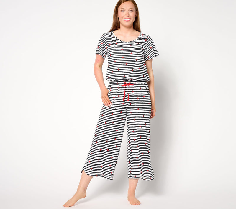 Lug Lounge Brushed Jersey Drawstring Jumpsuit - Trotter — View 7