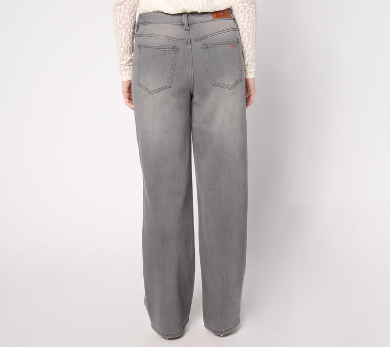 Peace Love World Petite Mid-Rise Boyfriend Jean - Color — View 4