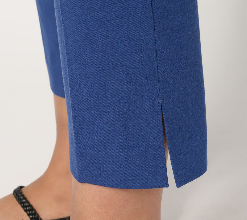 Isaac Mizrahi Live! Petite 24/7 Stretch Icon Straight Crop Pants — View 16