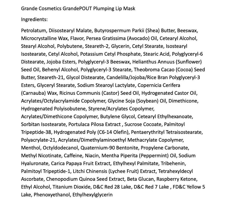 Grande Cosmetics Grande Cosmetics GrandePOUT Plumping Lip Mask — View 4