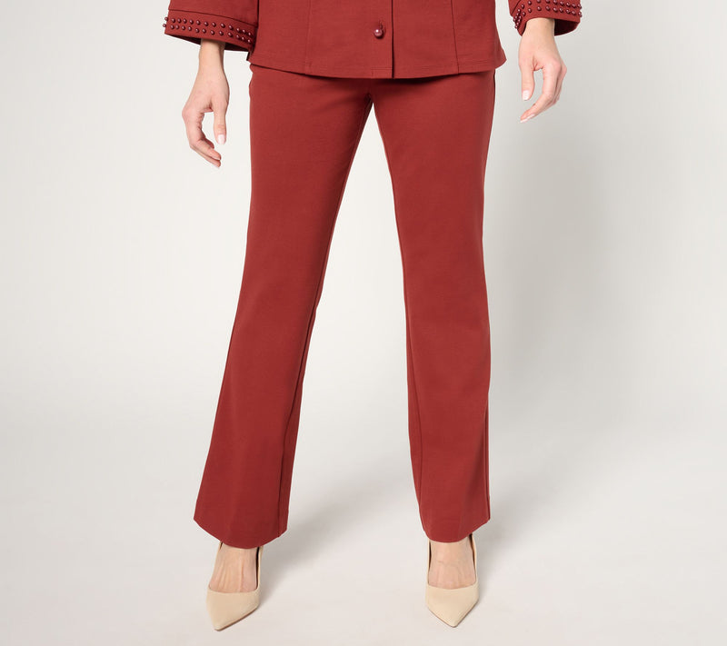 BEAUTIFUL by Lawrence Zarian Regular Pull-On Tailored Knit Pant — Main view