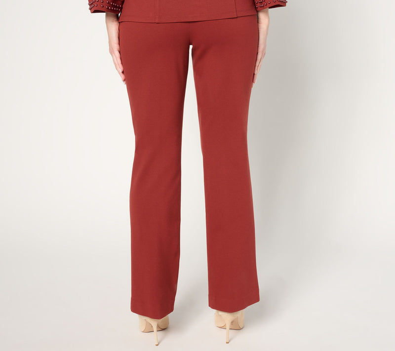 BEAUTIFUL by Lawrence Zarian Regular Pull-On Tailored Knit Pant — View 12