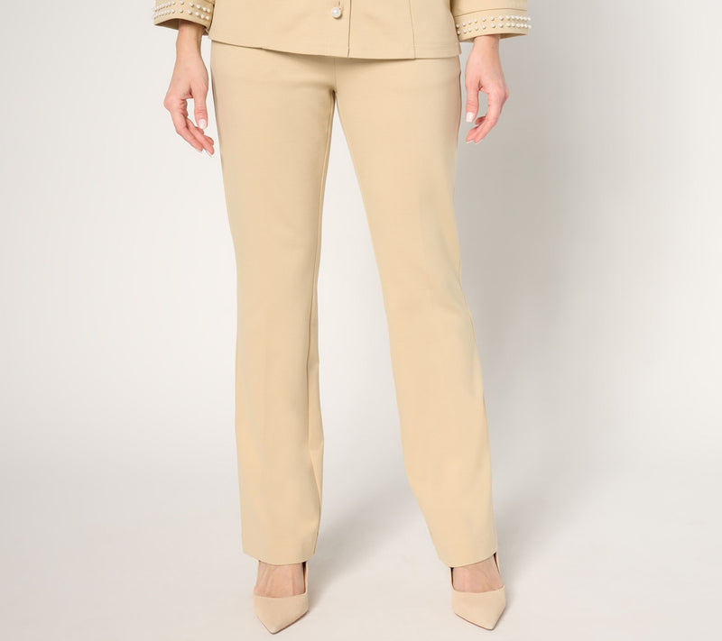 BEAUTIFUL by Lawrence Zarian Regular Pull-On Tailored Knit Pant — View 7