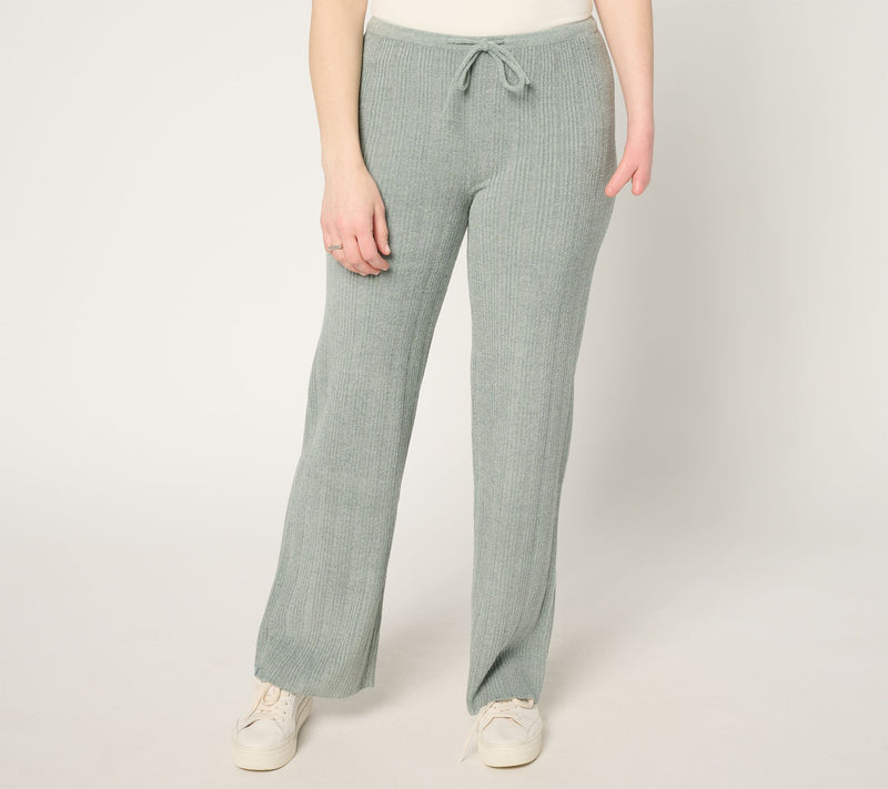 Barefoot Dreams Petite CozyChic Ultra Lite Variegated Rib Pant — View 2