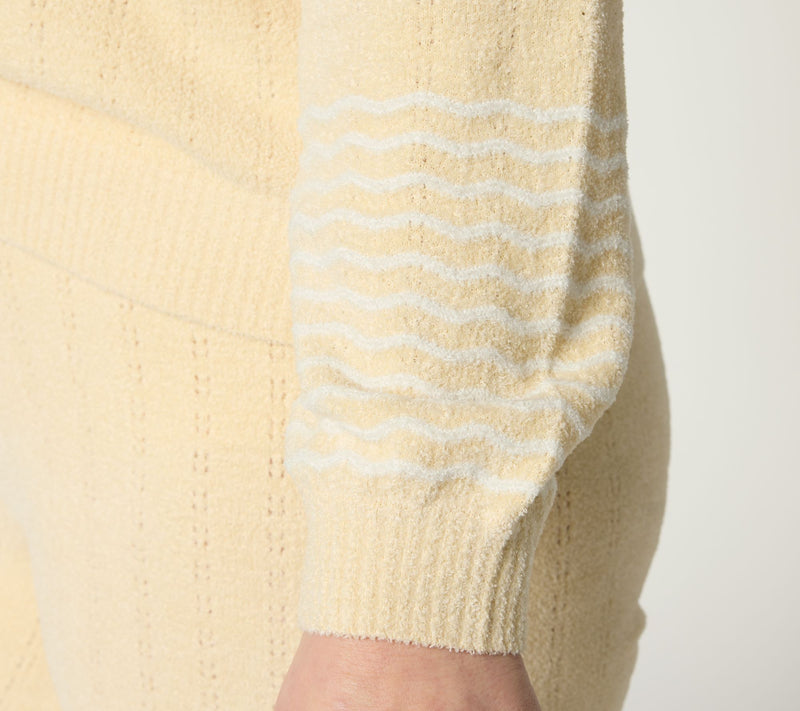 Barefoot Dreams CozyChic Ultra Lite Pointelle Pullover — View 18