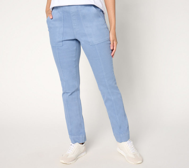 Denim & Co. Regular Cozy Touch Straight Leg Pull-On Pant — View 5