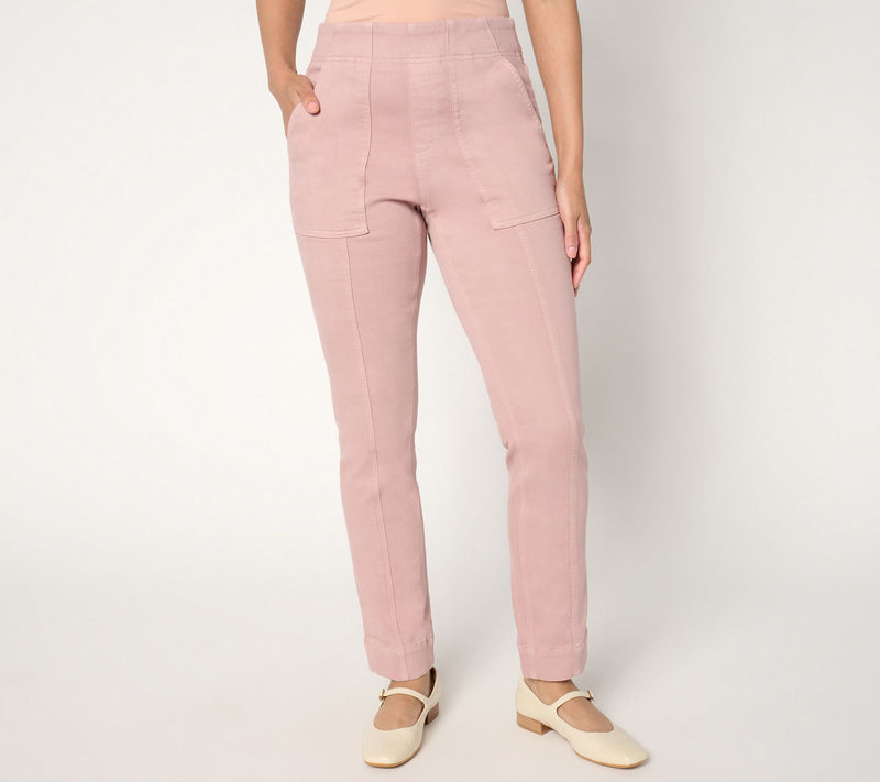 Denim & Co. Tall Cozy Touch Straight Leg Pull-On Pant — Main view
