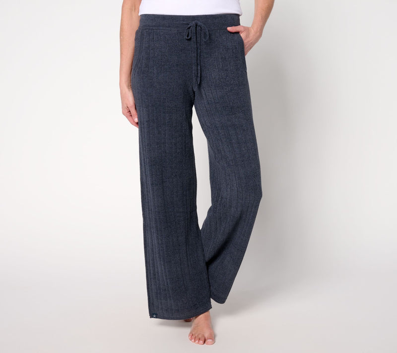 Barefoot Dreams Petite CozyChic Ultra Lite Ribbed Rolled Edge Pant — View 7