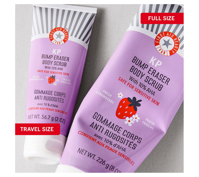 First Aid Beauty KP Bump Eraser Body Scrub 8oz- Strawberry — View 10