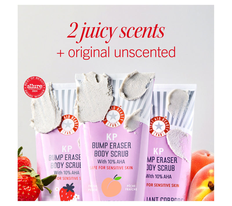 First Aid Beauty KP Bump Eraser Body Scrub 10% AHA- Strawberry — View 9