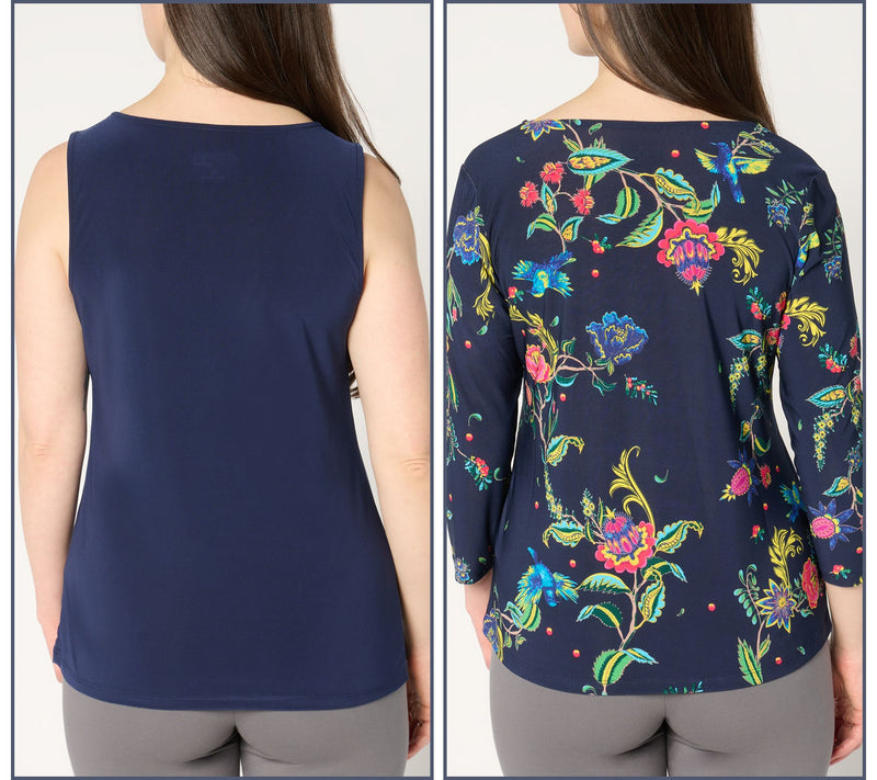 Women with Control Como Jersey Two Pack Tops — View 10