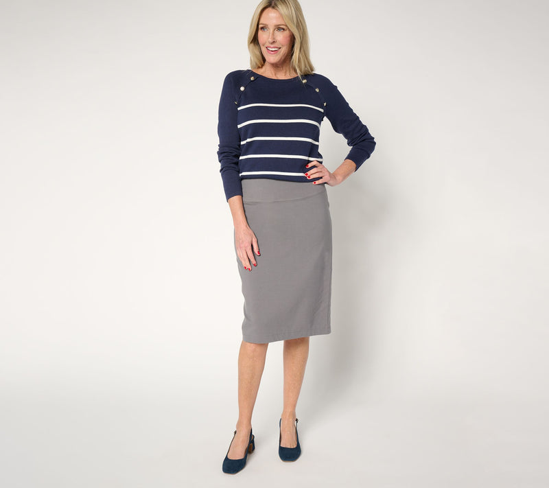 Women with Control Tummy Control 86/14 Regular Pencil Skirt — View 11