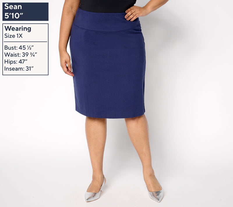 Women with Control Tummy Control 86/14 Regular Pencil Skirt — View 8
