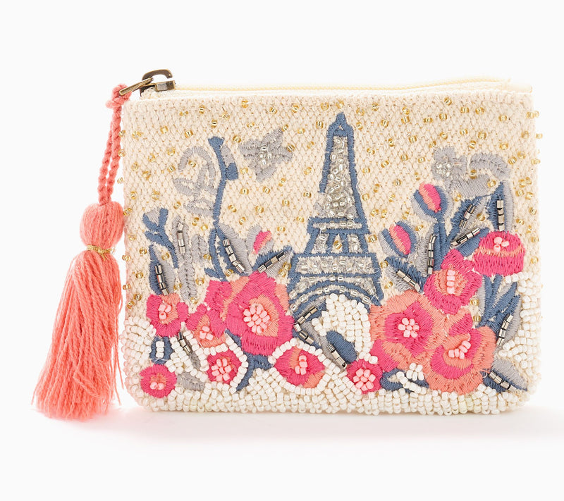 America & Beyond Embellished Destination Coin Pouch — View 5