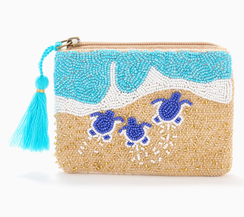 America & Beyond Embellished Destination Coin Pouch — Main view