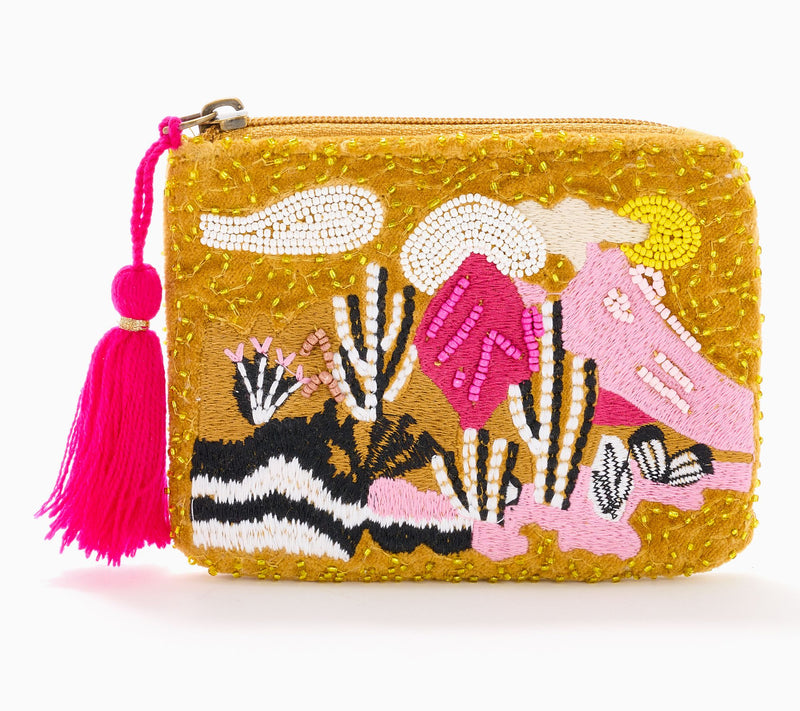 America & Beyond Embellished Destination Coin Pouch — View 11