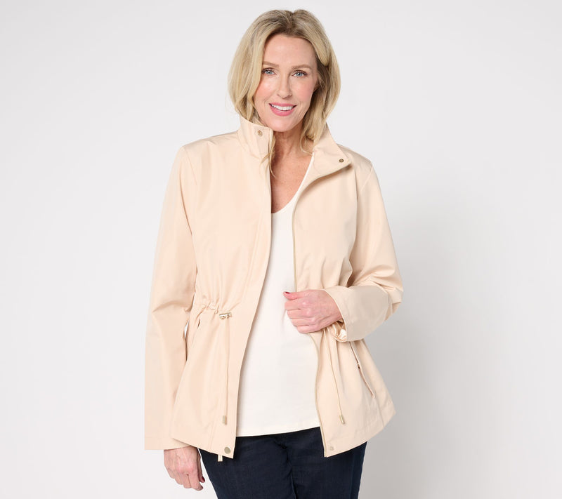 Susan Graver Water Resistant Anorak Jacket — View 12
