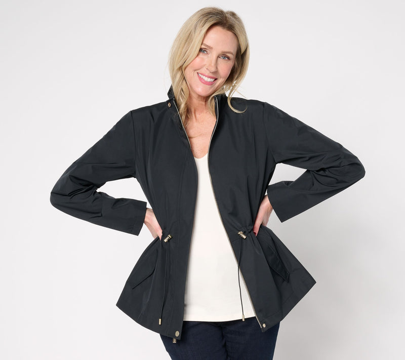 Susan Graver Water Resistant Anorak Jacket — View 13