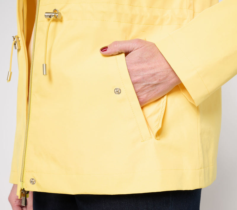 Susan Graver Water Resistant Anorak Jacket — View 7