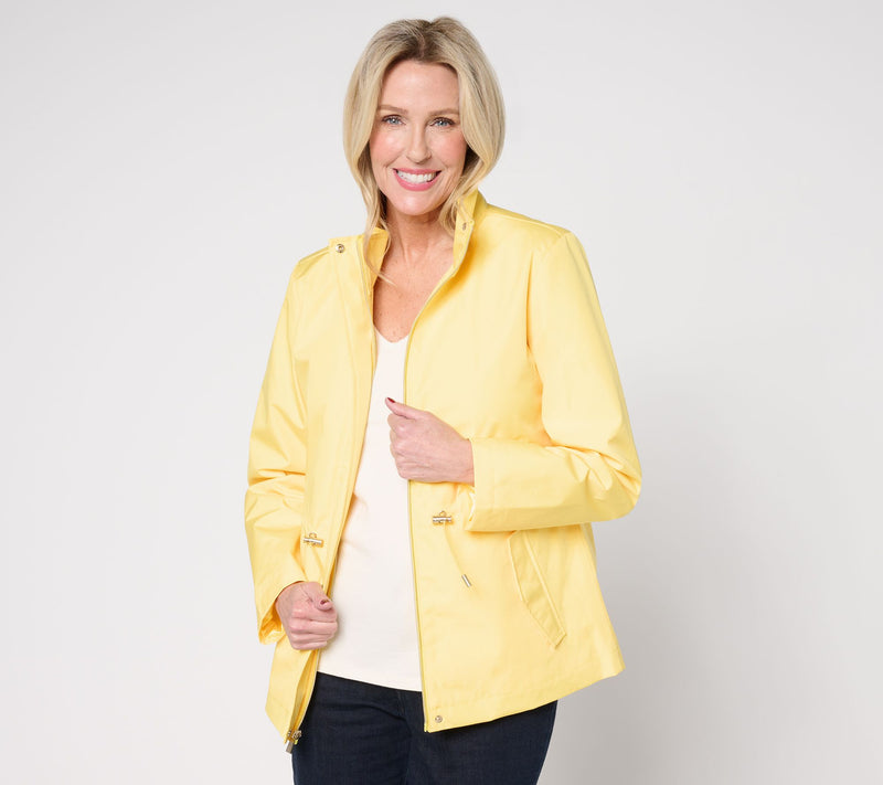 Susan Graver Water Resistant Anorak Jacket — View 15