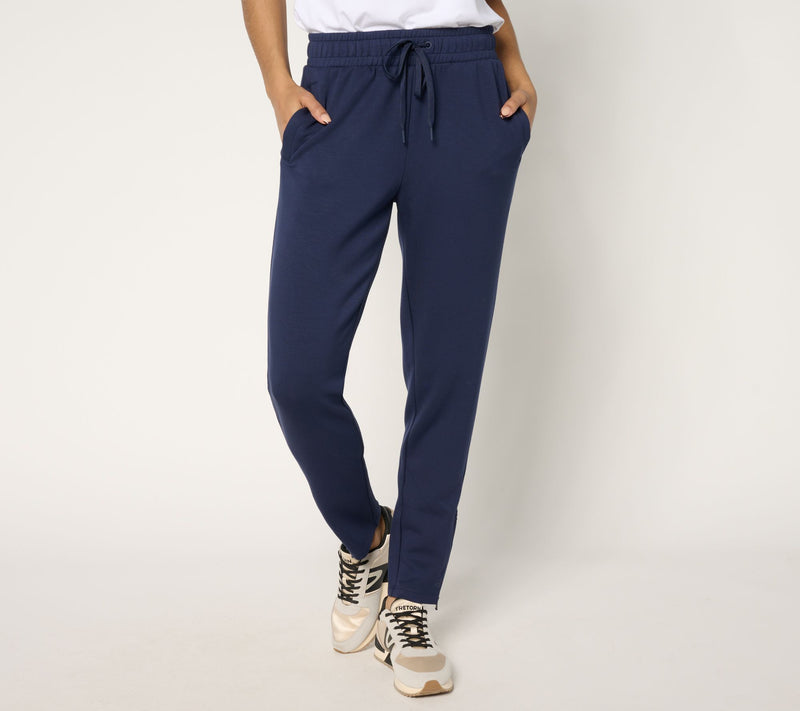 Cuddl Duds Smooth Knit Jersey Slim Pant — View 3