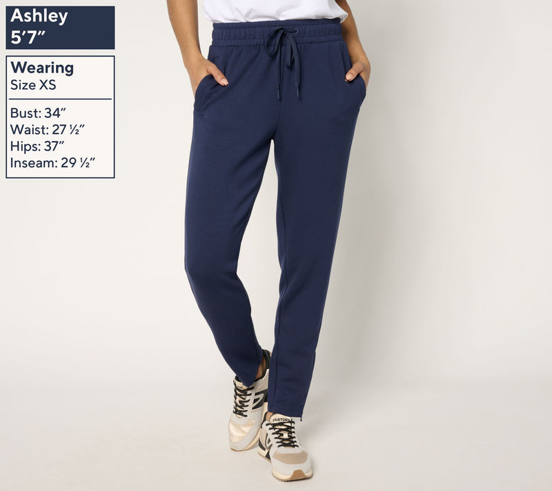 Cuddl Duds Smooth Knit Jersey Slim Pant — View 12